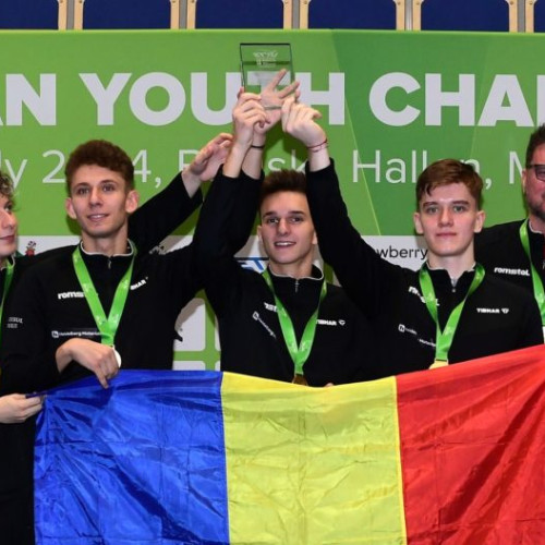 România triumfă la Europenele de juniori la tenis de masă