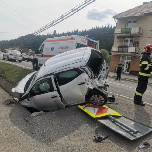 Accident rutier în localitatea Sărmaș