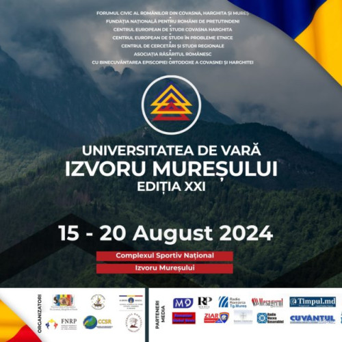 Universitatea de Vară de la Izvoru Mureșului începe mâine