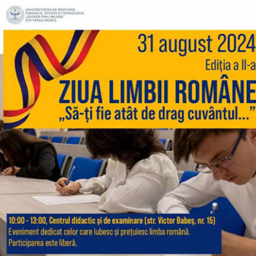 Eveniment cultural dedicat Zilei Limbii Române la Târgu Mureș