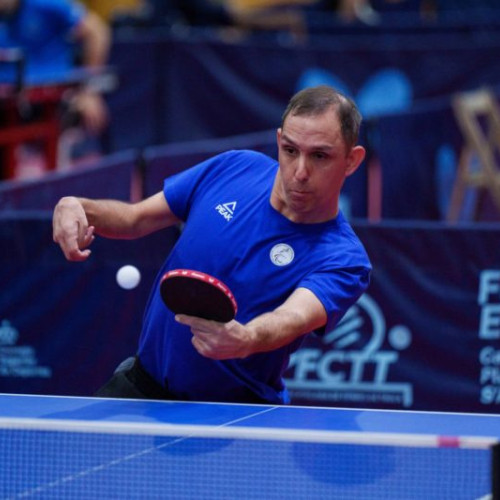 Bobi Simion se clasează pe locul 9 la concursul de para-tenis de masă de la Paris