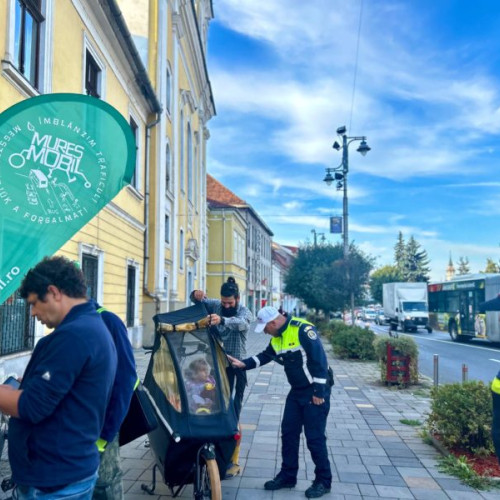 Proiectul „Breakfast 4 Bikers” promovează siguranța bicicliștilor în Târgu Mureș