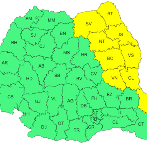 Avertizări hidrologice actualizate pentru județele din Moldova