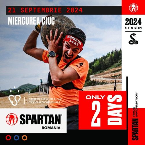 Aproape 1.500 de persoane vor participa sâmbătă la competiția Spartan din Miercurea-Ciuc