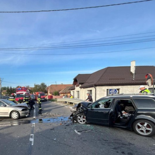 Accident grav pe șoselele din Târnaveni