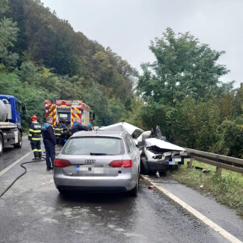 Accident rutier la ieșirea din Sighișoara, două victime