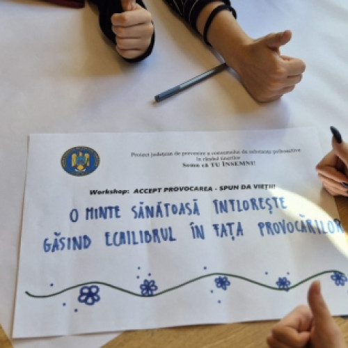 Activități educaționale de Ziua Mondială a Sănătății Mintale în Miercurea Ciuc