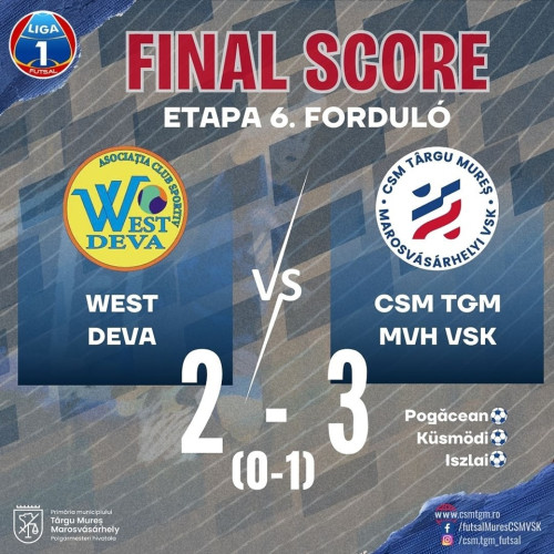 Etapa a 6-a a Ligii I de futsal: Rezultate și clasament