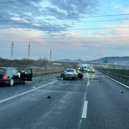 Reluarea circulației pe A1 între km. 242 și Sibiu, după un accident rutier ce a cauzat blocarea traficului pe calea 2