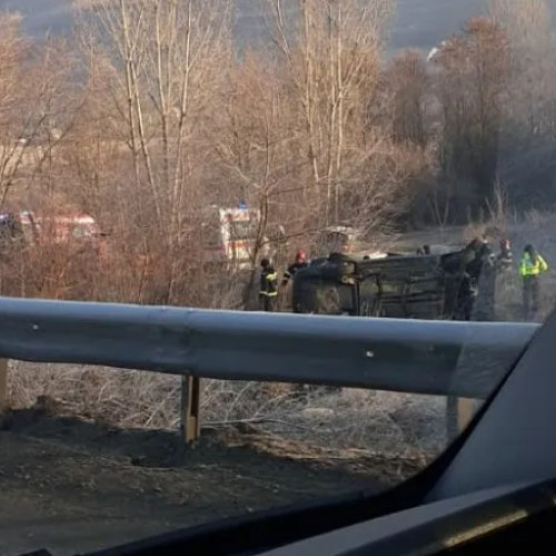 Accident rutier în Sibiu: Patru răniți pe DN 14, între Şura Mare şi Slimnic