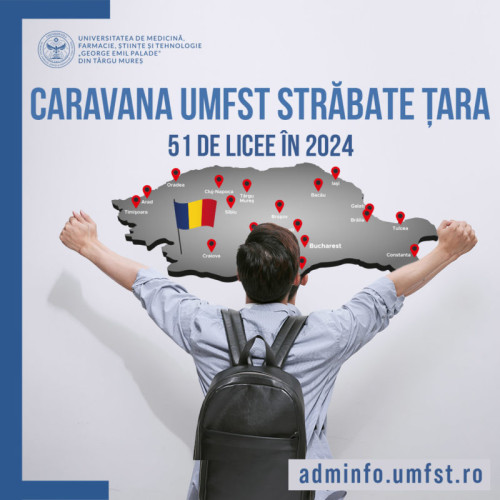 Caravana UMFST G.E. Palade Târgu Mureș pleacă mâine