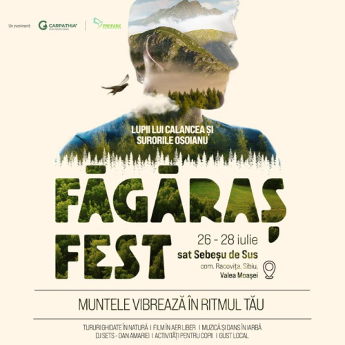 Festivalul Făgăraş, la final de iulie, în judetul Sibiu