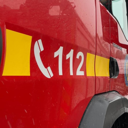 Incendiu la Depozit de Materiale Plastice din Braşov, pe DN73 A