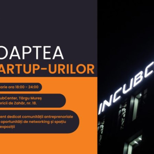 Prima ediție a "Noaptea Startup-urilor" la Târgu Mureș: Antreprenorii se întâlnesc pentru a promova inovațiile locale