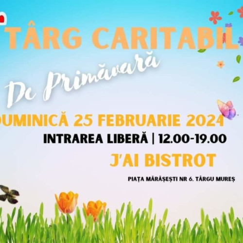 Târgul Mărțișor, organizat de voluntarii Ajungem MARI, sprijină copiii instituționalizați la Târgu Mures - vă așteptăm!