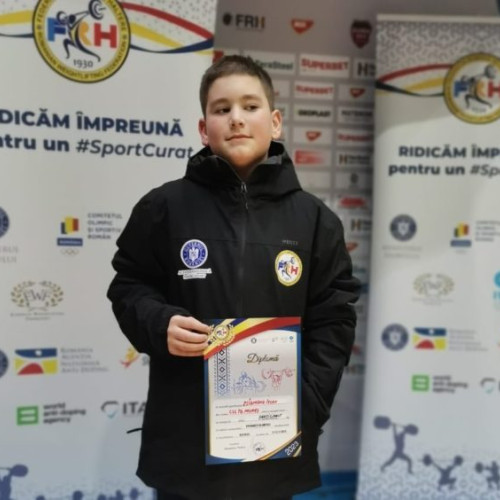 Halterofil mureșan, calificat la finala Campionatului Național pentru juniori