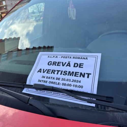 Posta Romină, in greva de avertisment pentru conditionile de munca si salariile mici