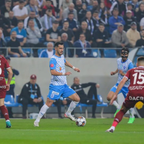 Victoria Craiovei în derby-ul cu Rapid, CS Universitatea Craiova pe locul secund în Superliga de fotbal după victoria de sâmbătă