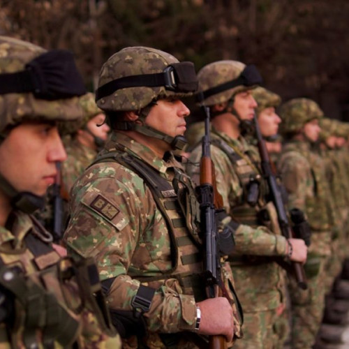Militarii rezervişti, protest în faţa Ministerului Apărării Naţionale