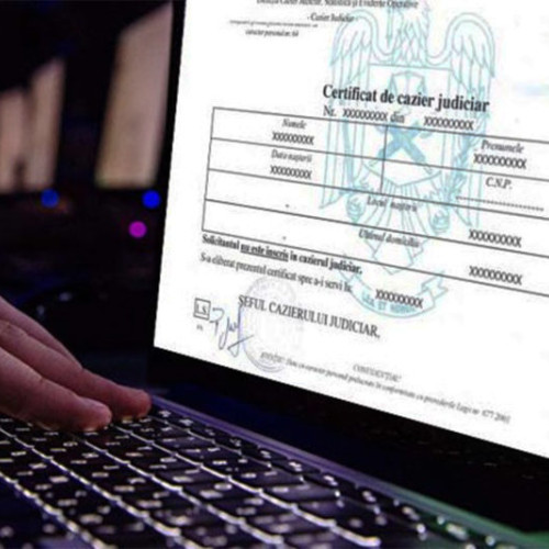 Certificatul de cazier judiciar poate fi obținut acum și online